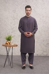 Purple Wash n Wear Shalwar Kameez