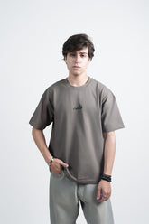 Dil (دل) Oversized T-Shirt - Light Brown