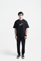 Qalandar Oversized T-Shirt - Black