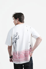 Khushbu (خوشبو) Oversized T-Shirt -Off White