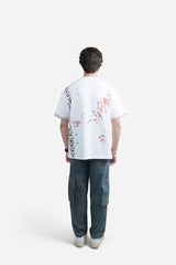 Manzil (منزل) Oversized T-Shirt - White