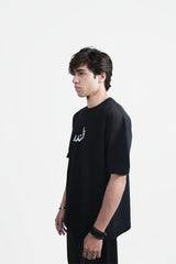 Qalandar Oversized T-Shirt - Black