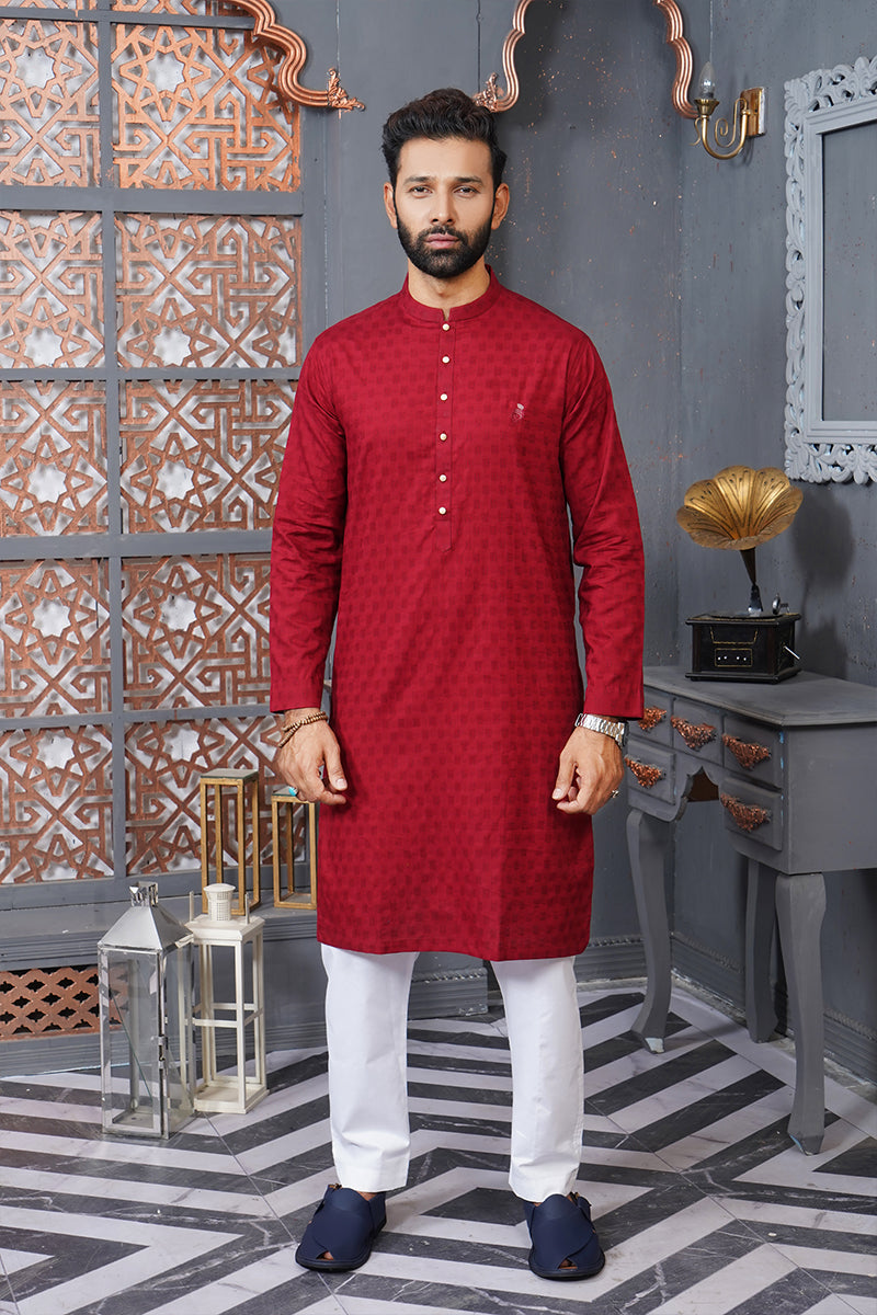 MEHROON KURTA